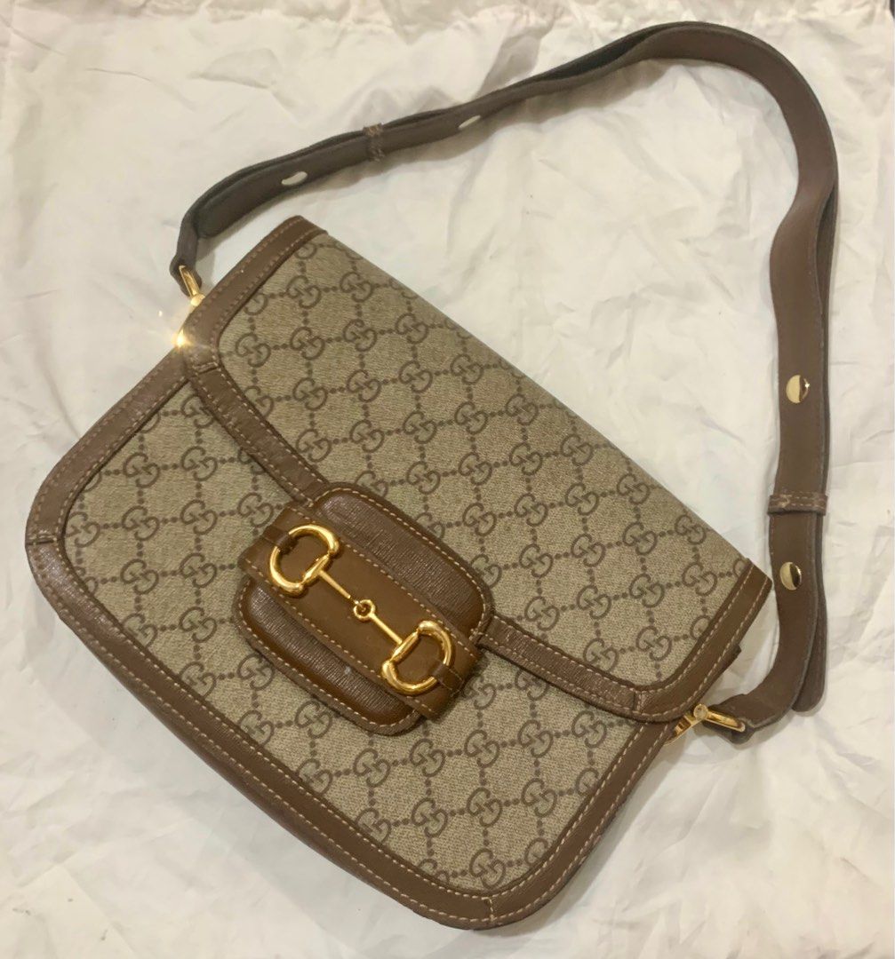 Gucci Horsebit 1955 small shoulder bag, Luxury, Bags & Wallets on Carousell