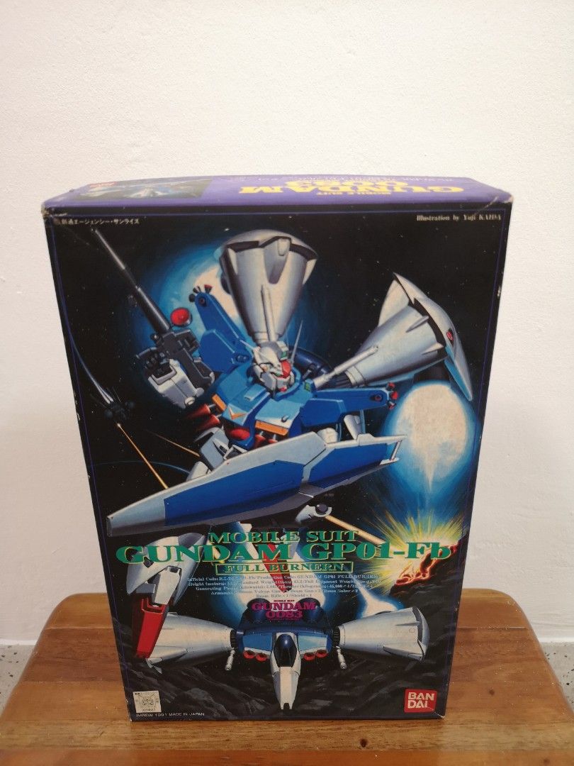 Gundam 0083 1/144 Gundam GP01-fb (Category: Gundam Model Kits) located in Singapore. Submitted by alpha_zhang (Listing ID 1258013135, Image 1). Description: * unassembled model kit from 1991 * all parts require painting to look like actual design * suitable for beginners * pictures of assembled model unpainted from dalong.net (third and fourth picture) * not suitable for fussy buyers or collectors.