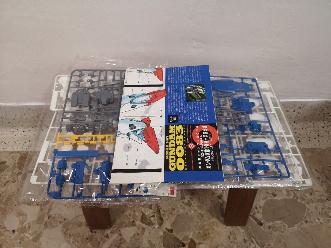 Gundam 0083 1/144 Gundam GP01-fb (Category: Gundam Model Kits) located in Singapore. Submitted by alpha_zhang (Listing ID 1258013135, Image 2). Description: * unassembled model kit from 1991 * all parts require painting to look like actual design * suitable for beginners * pictures of assembled model unpainted from dalong.net (third and fourth picture) * not suitable for fussy buyers or collectors.