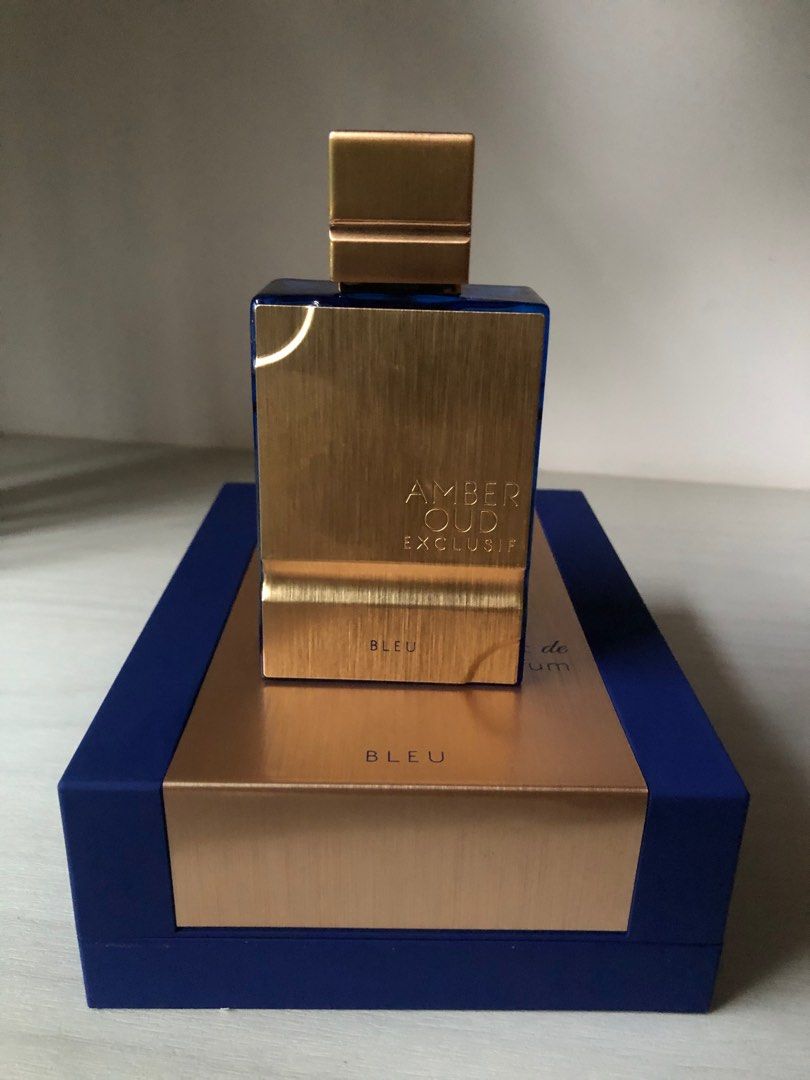 Haramain Amber Oud Exclusif Bleu Extrait de parfum, Beauty & Personal
