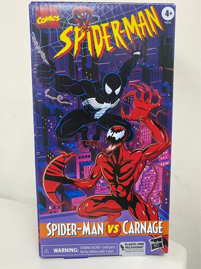 Hasbro Marvel Legends VHS Spiderman Carnage, 興趣及遊戲, 玩具