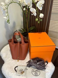 🆕 AUTHENTIC HERMES PICOTIN 18 ANEMONE PHW, Luxury, Bags & Wallets on  Carousell