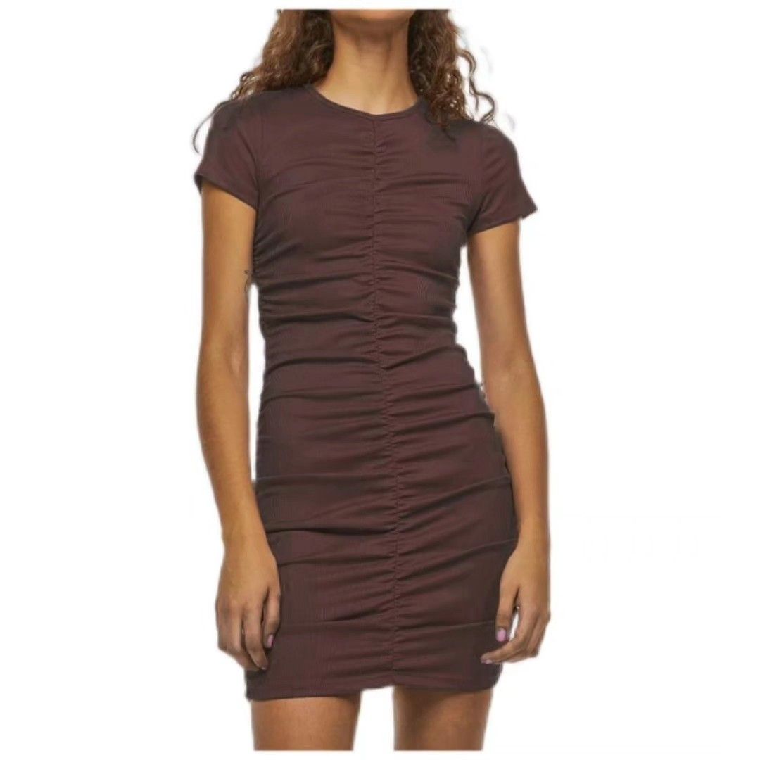loose bodycon dress Ch # 361 Chakoor Ribbed Cotton High Neck Bodycon Dress  Chakoors