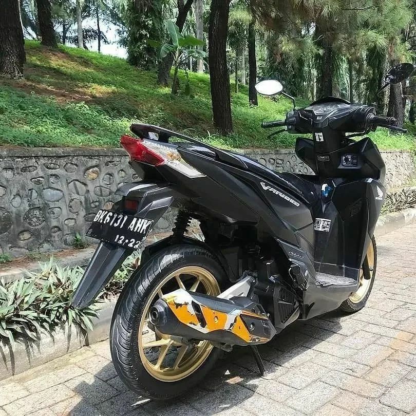 Honda New Vario 125 LED 2017 Hitam, Motor di Carousell