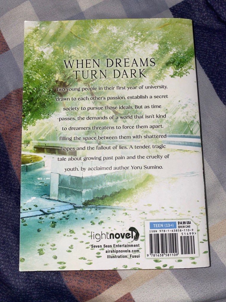 I am Blue, in Pain, and Fragile by Yoru Sumino, 興趣及遊戲, 書本 & 文具, 小說 - I Am Blue In Pain And Fragile