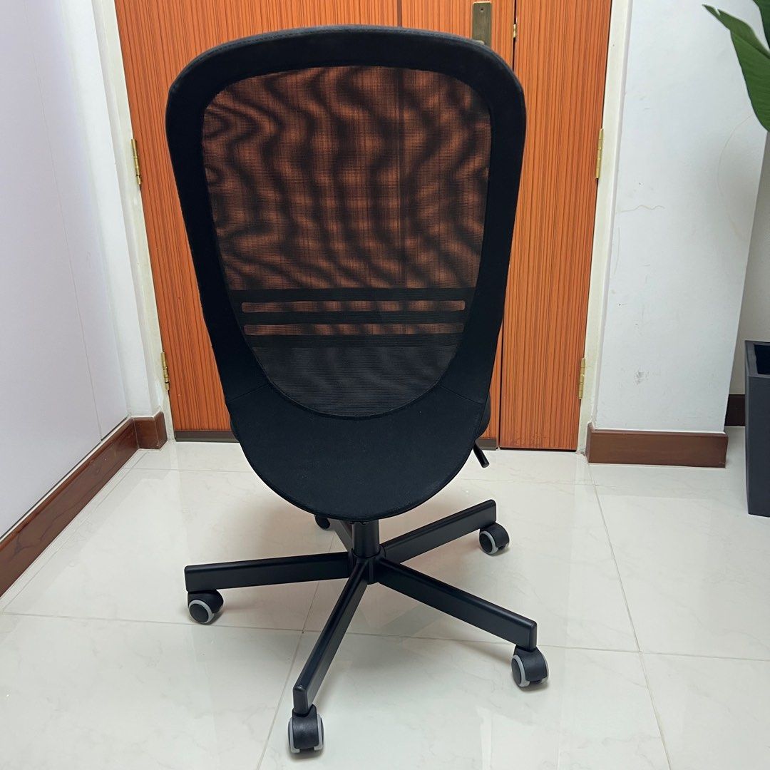 FLINTAN Office chair, black - IKEA
