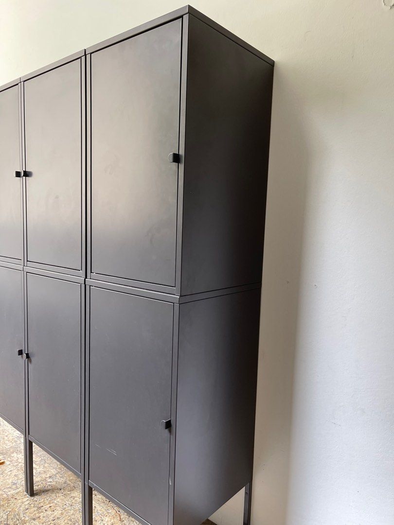 IKEA Lixhult Metal Cabinet, Furniture & Home Living, Furniture, Shelves ...