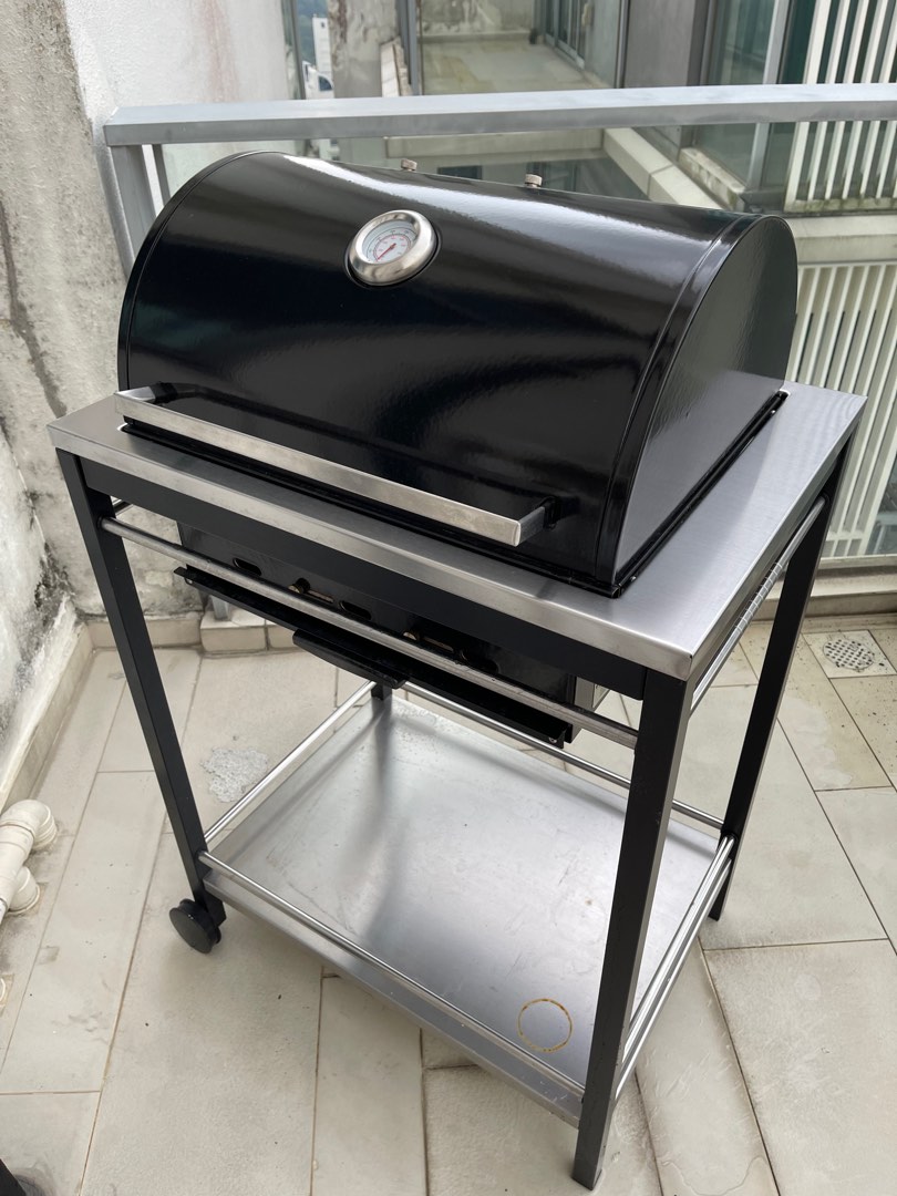 IKEA outdoor BBQ pit, Furniture & Home Living, Outdoor Furniture on Carousell