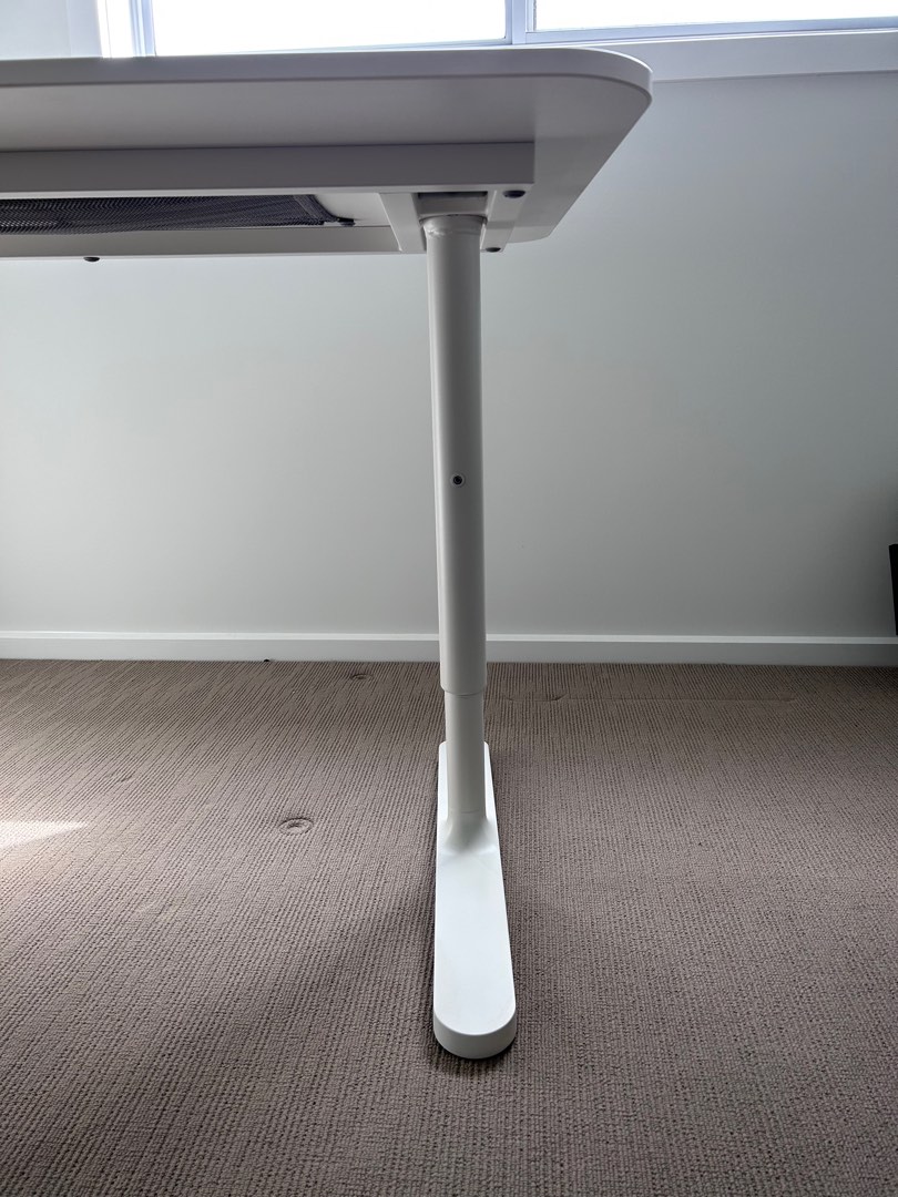 Ikea work desk (adjustable legs), Home & Furniture, Furniture on Carousell
