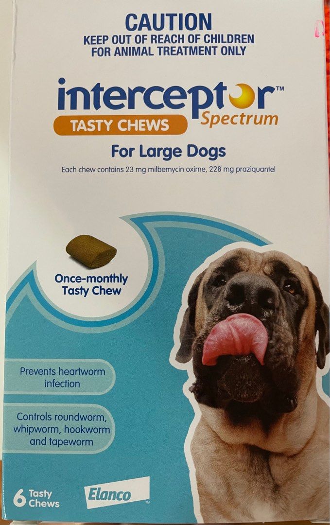 Interceptor spectrum for best sale dogs