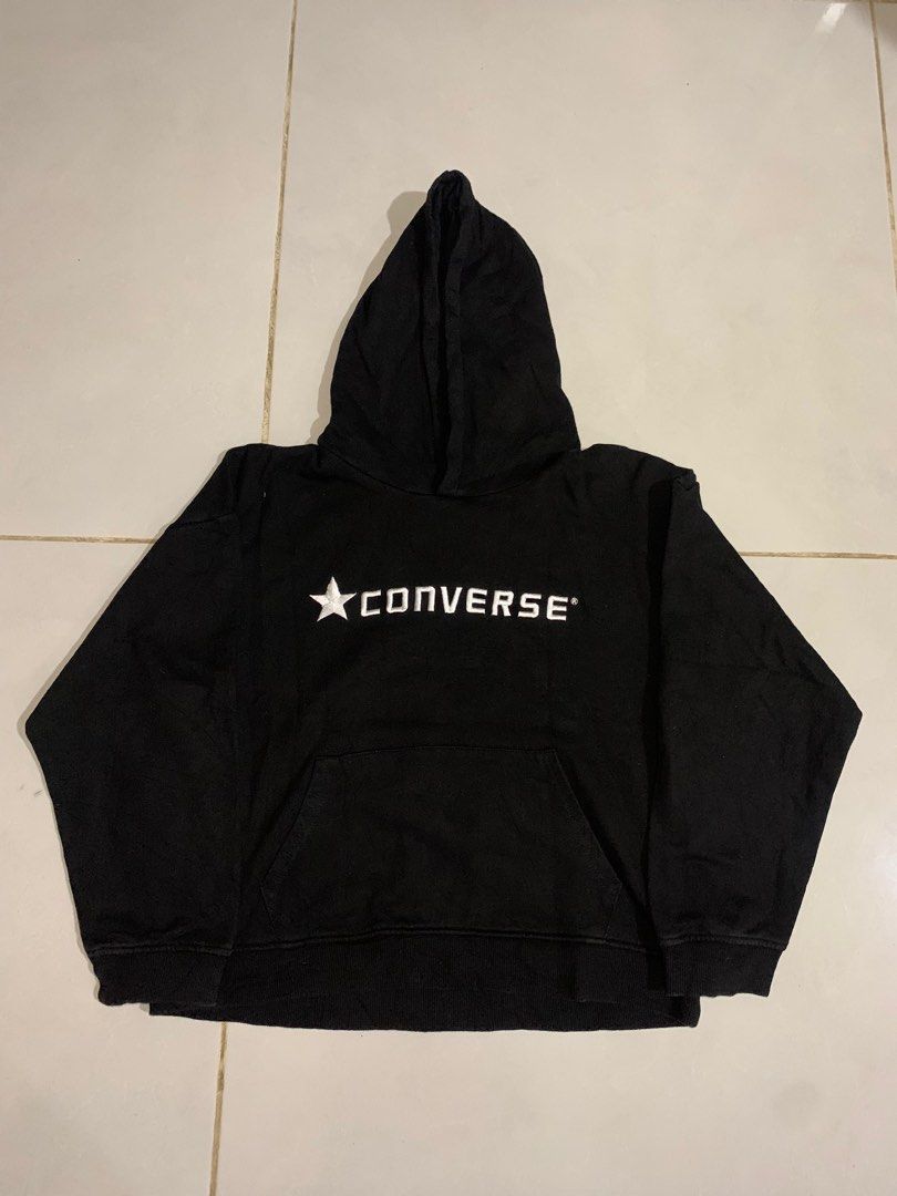 Jaket hoodie converse sales original