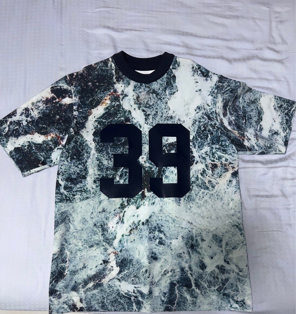 Marble Neoprene Jersey, Men's Fashion, Tops Sets, Tshirts