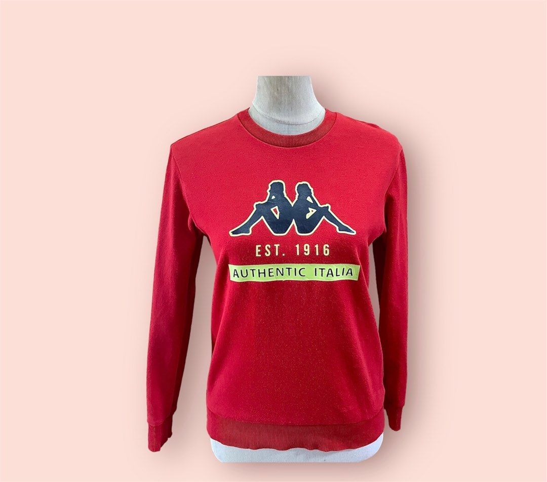 Kappa on sale sweater pink