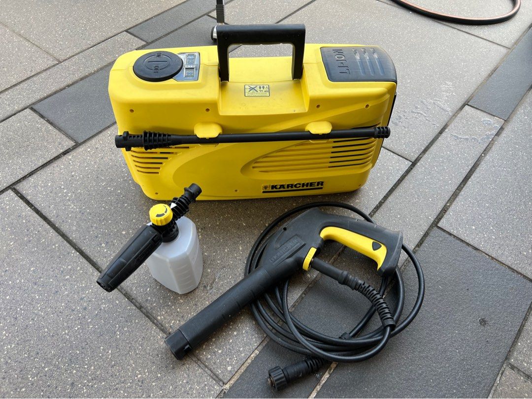 這個是50bar worx只有25bar 德國Karcher K1 battery 鋰電充電式高壓