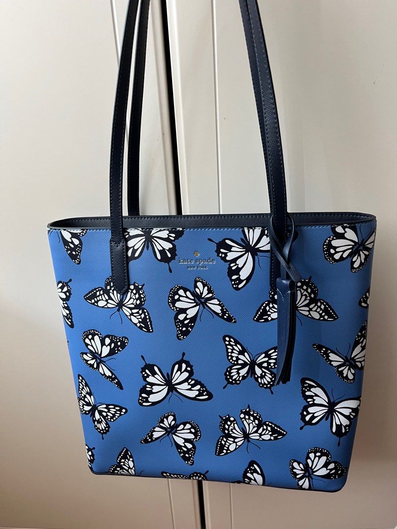 Kate spade butterfly tote deals