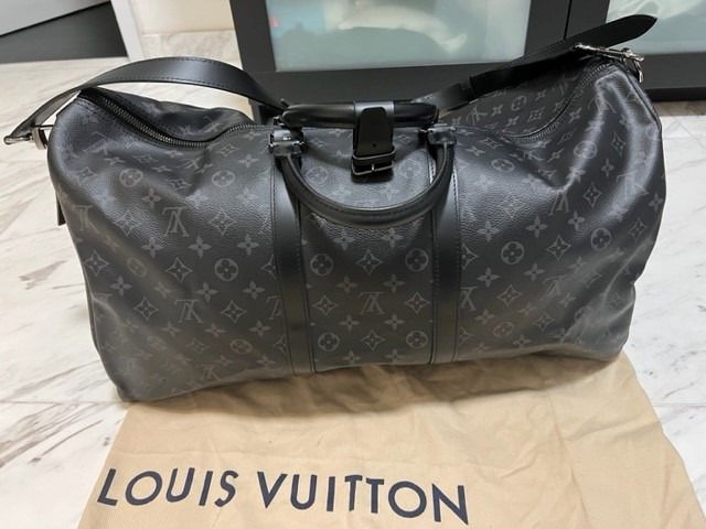 LOUIS VUITTON UNBOXING: Keepall Bandouliere 55 Monogram