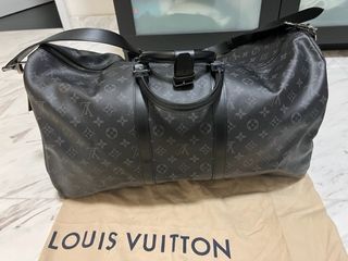 Louis Vuitton x Yayoi Kusama Keepall Bandouliere 45 Monogram Eclipse  Black/Silver