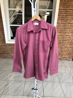 Kemeja Pink Lengan Panjang