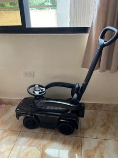 Kids’ Benz Toy Push Cart Ride