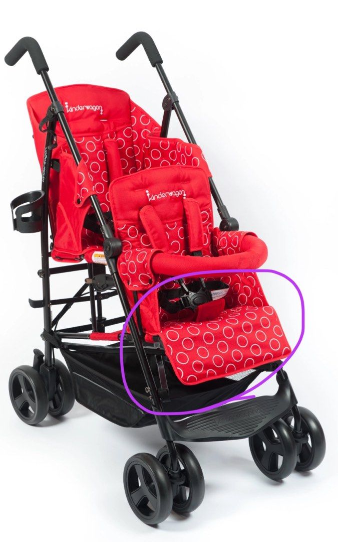 Kinderwagon double discount stroller used