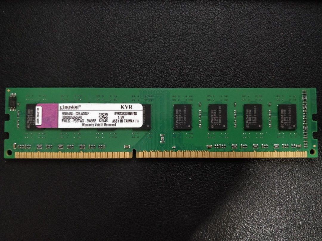 Kingston 4GB DDR3 RAM, Computers & Tech, Desktops on Carousell