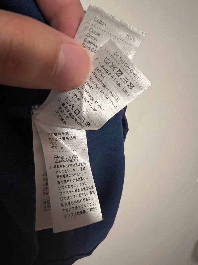 Lacoste number sizes hotsell