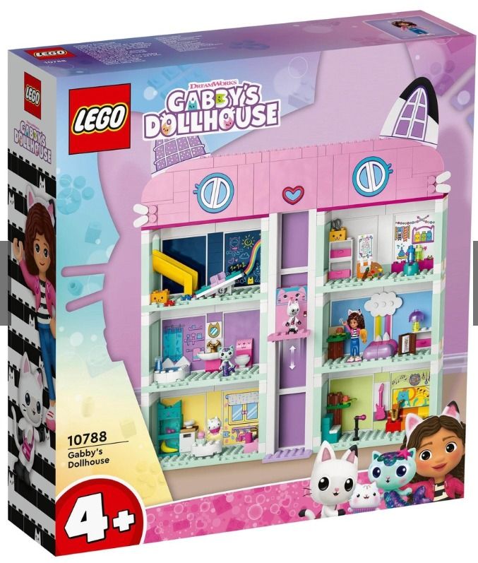LEGO Gabby s Dollhouse 10788 Building Toy Set 498 Pieces