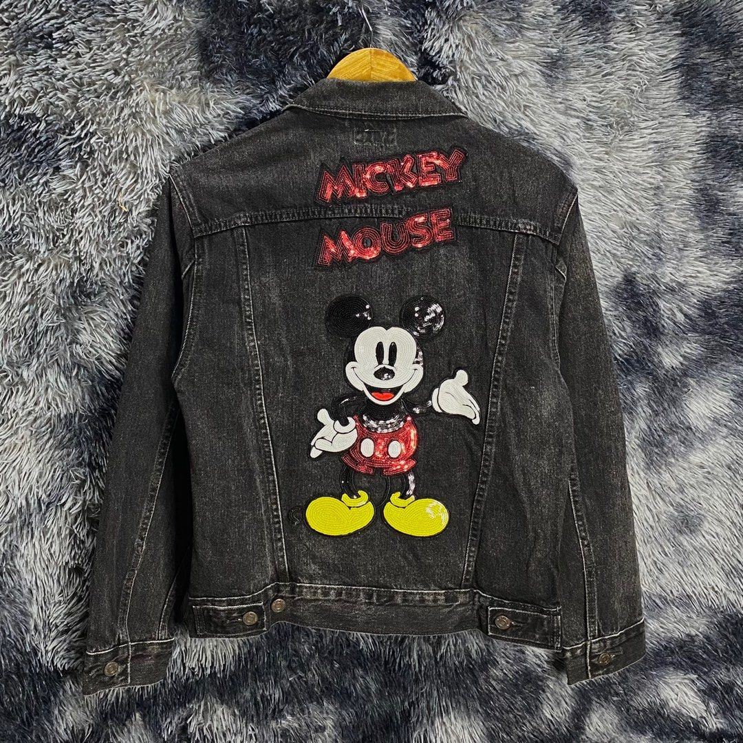 Mickey mouse denim jacket for hotsell women by levi's