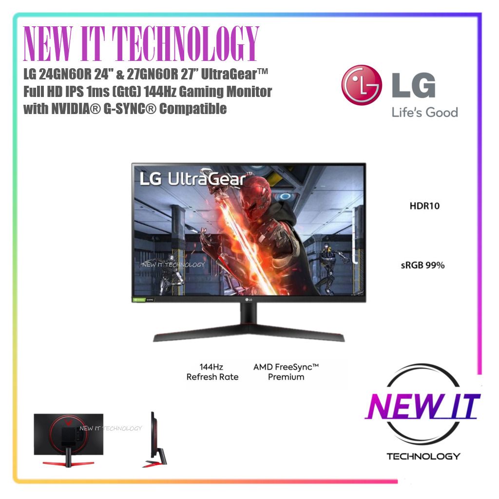 LG 24 Inch Full HD Ultragear Gaming Monitor