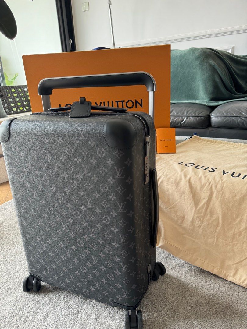Lightly used> Louis Vuitton Horizon 55 Monogram Eclipse cabin size Luggage,  Hobbies & Toys, Travel, Luggage on Carousell
