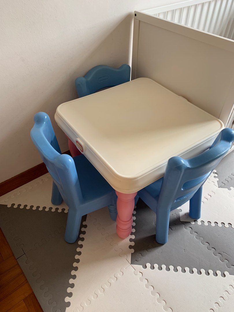Little tikes victorian discount table and chairs