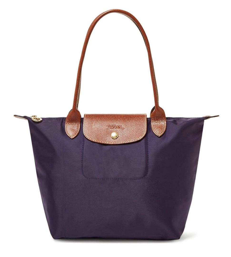 Longchamp Bag dark purple, Luxury, Bags & Wallets on Carousell