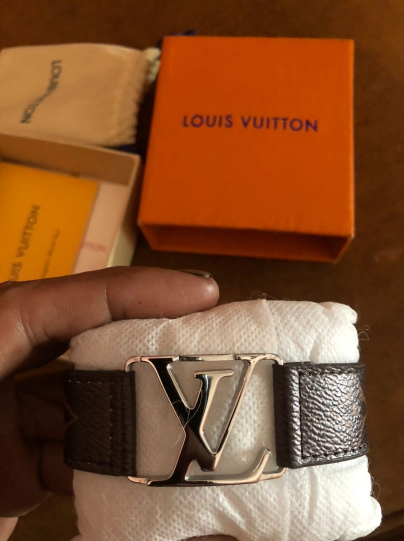 Louis Vuitton - Authenticated Hockenheim Belt - Cloth Yellow for Men, Very Good Condition