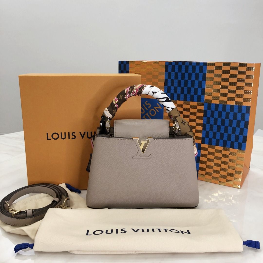 Louis Vuitton Taurillon Monogram Flower Capucines