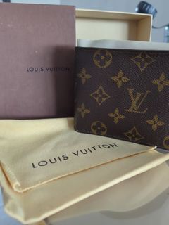 Louis Vuitton M61836 Monogram Canvas/ Red Calf Venus Wallet with LV Lock  (SP1187) - The Attic Place
