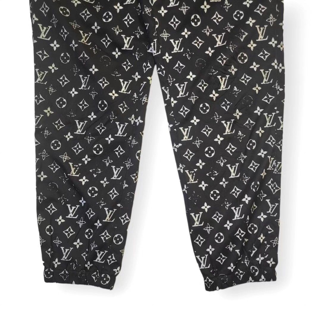 Louis Vuitton Stencil Effect Pants in Navy - Perfect Condition