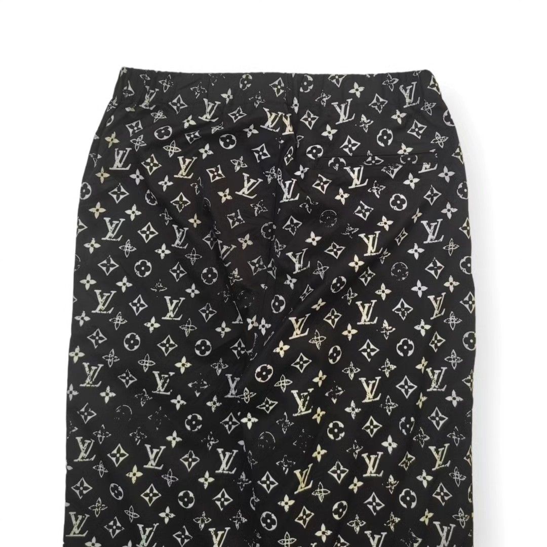 Louis Vuitton Stencil Effect Pants in Navy - Perfect Condition