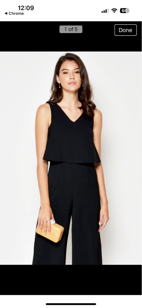 Layered culotte 2024 jumpsuit