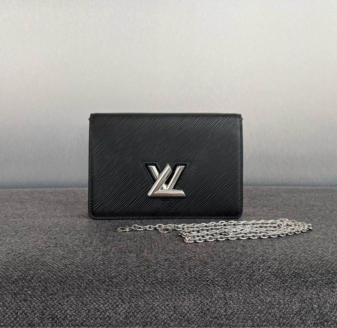 LV Twist Wallet On Chain / Belt Bag Epi leather Black / Phw