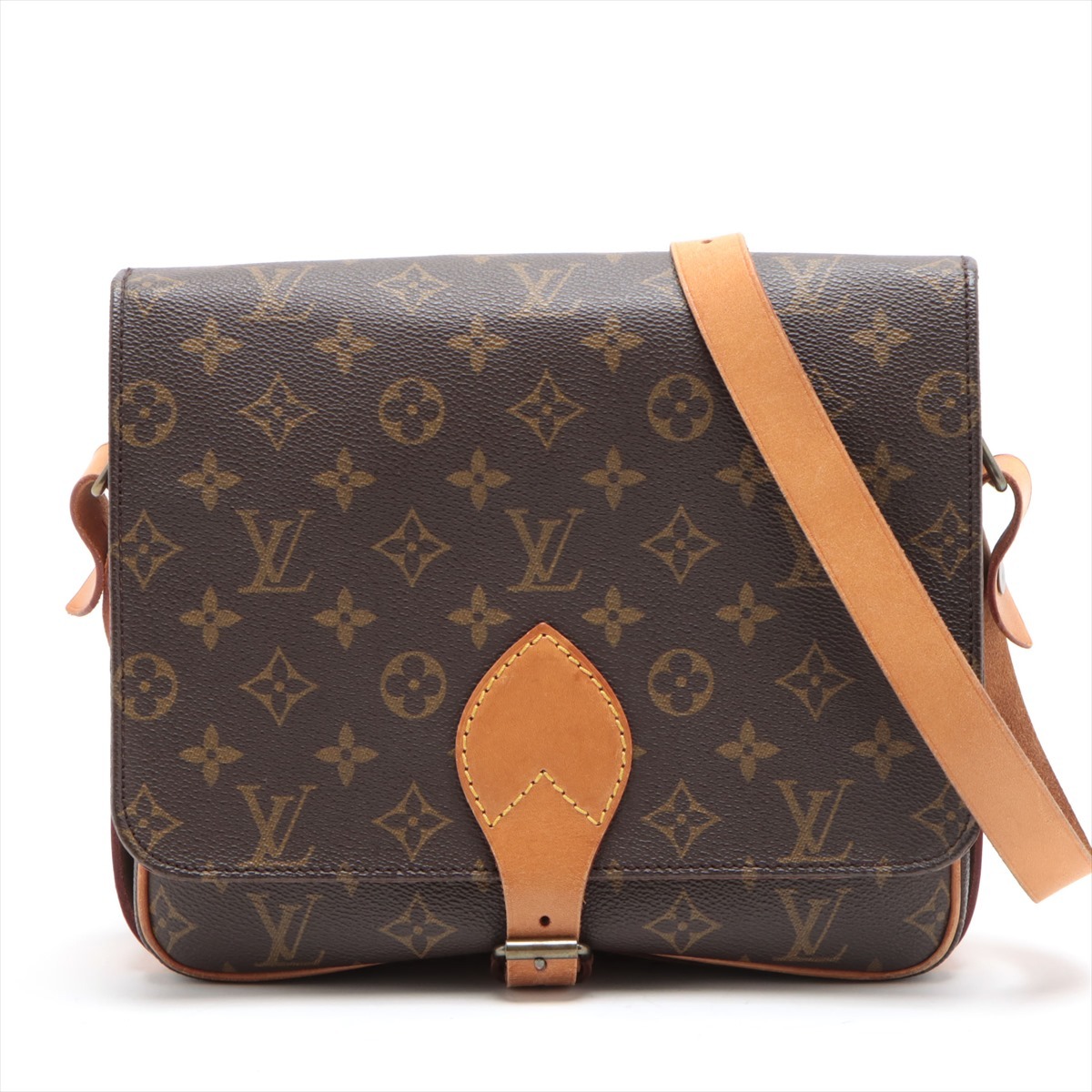 LOUIS VUITTON Louis Vuitton Cartouchiere M51252 Shoulder Bag Monogram  Canvas Brown Ladies Used