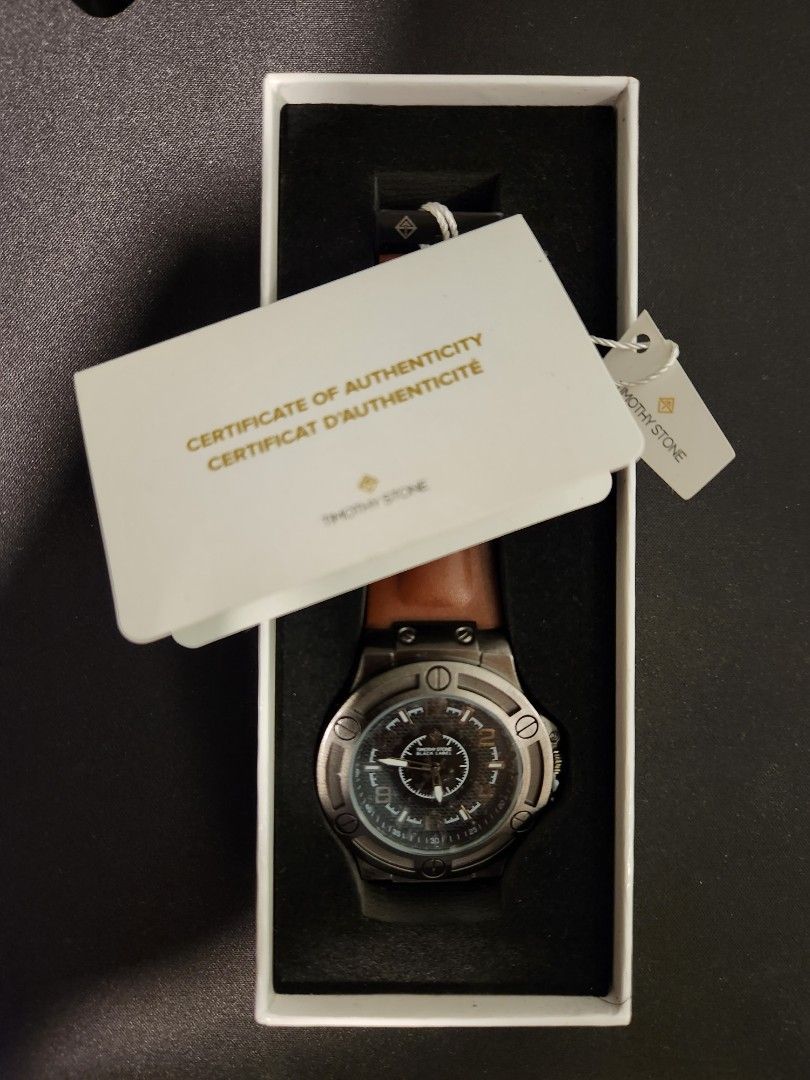 MANIS brown leather watch, Men's Fashion, Watches Accessories