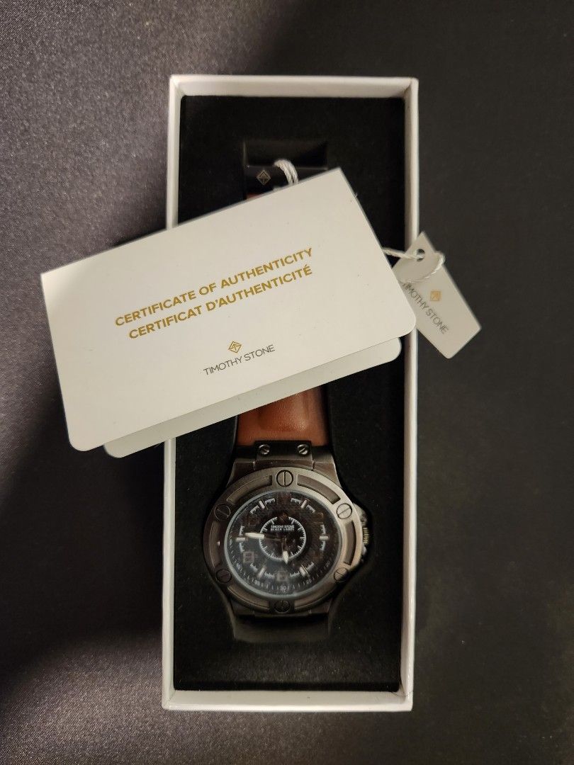 MANIS brown leather watch