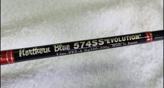 MC WORKS. MEDUSA CUSTOM WORKS NORTHERN BLUE 574SS "EVOLUTION" SPINNING MODEL. MADE IN JAPAN.