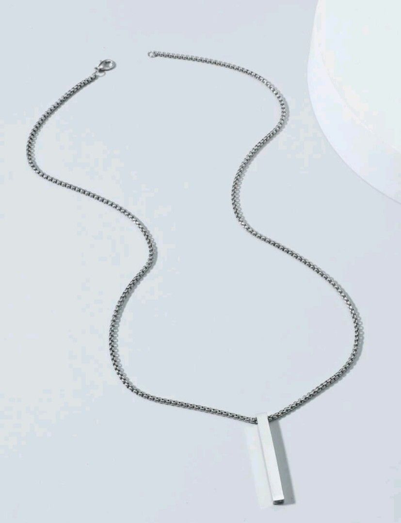 Rectangle shape online pendant necklace
