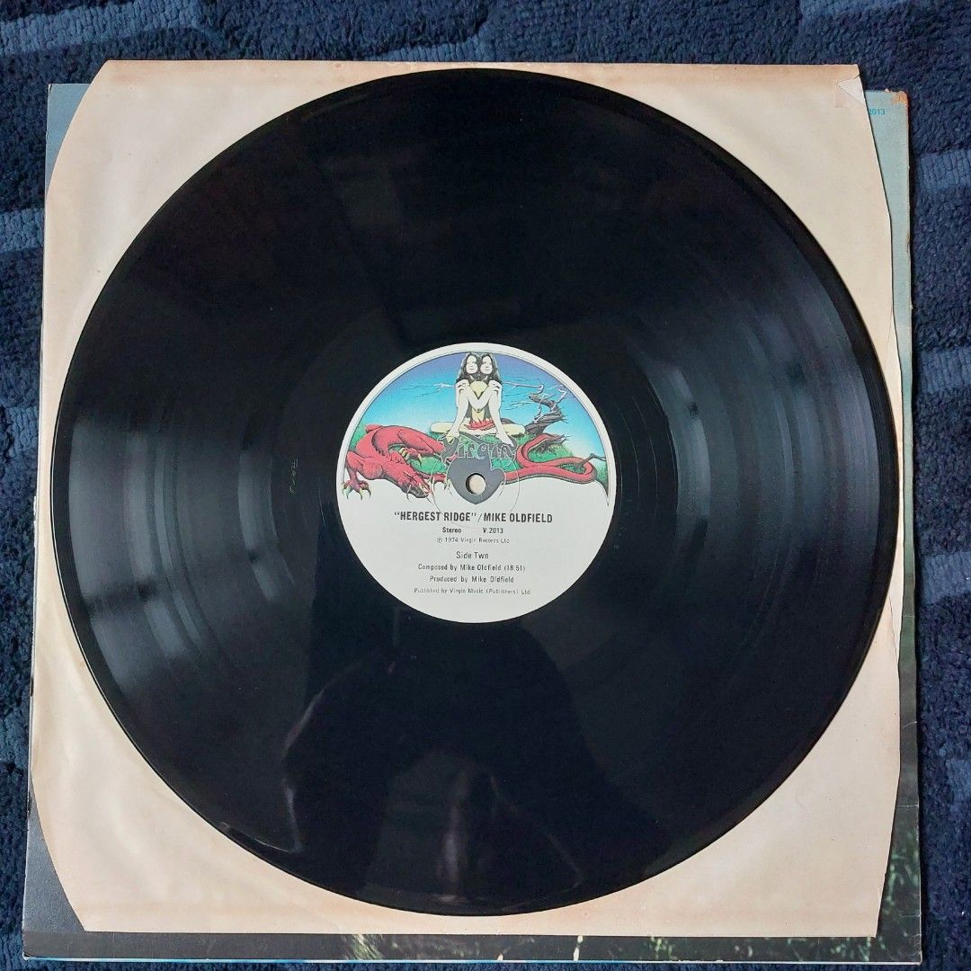 Mike Oldfield - Hergest Ridge vinyl record, Hobbies & Toys, Music ...