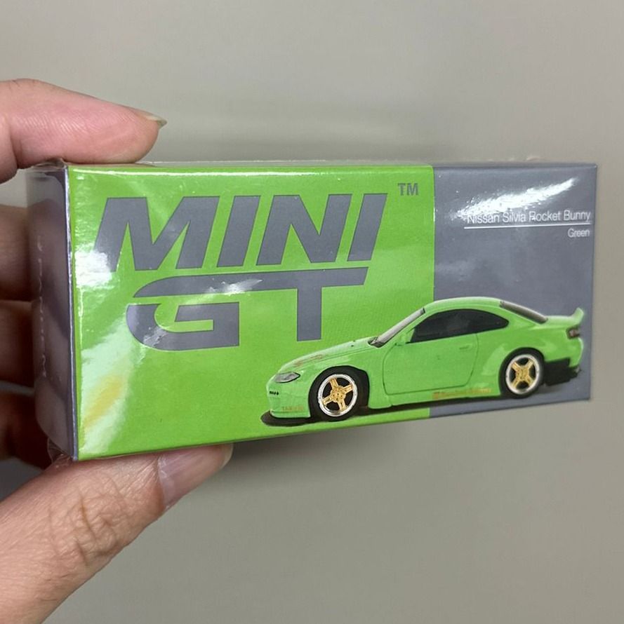 Mini GT 靜岡展限定1/64 Nissan Silvia S15 Rocket Bunny Green 2023