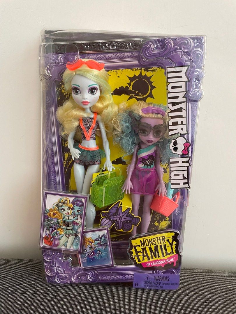 Monster High Monster Family Of Lagoona Blue Kelpie Blue 2 Pack Dolls