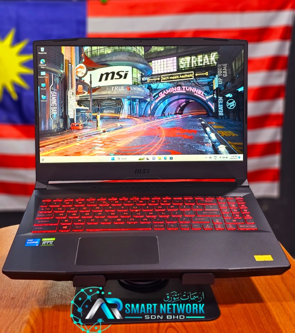 MSI KATANA GF66 RTX 3050 4GB DDR6 512GB SSD NVME i511400H