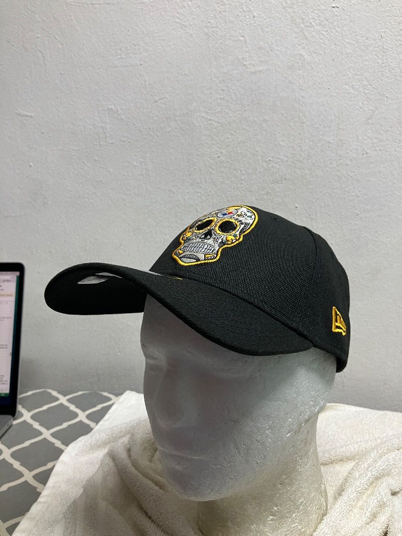 New Era 9Forty Pittsburgh Steelers Sugar Skull Edition Black Cap