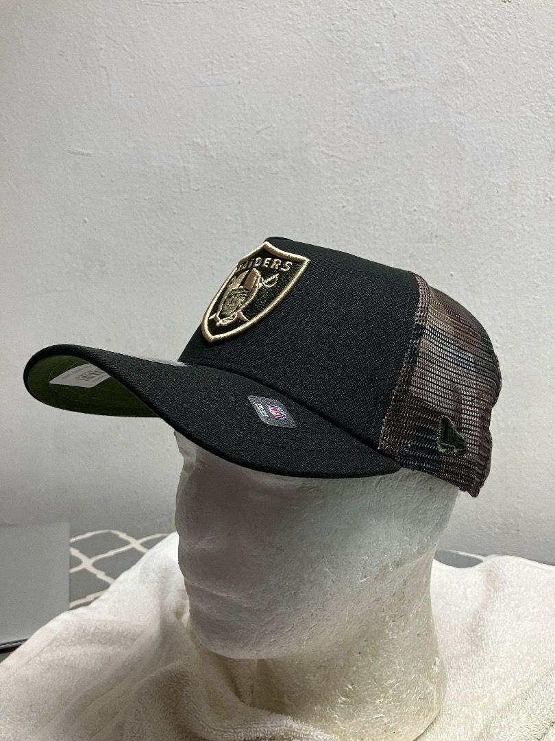 Raiders camo outlet trucker hat